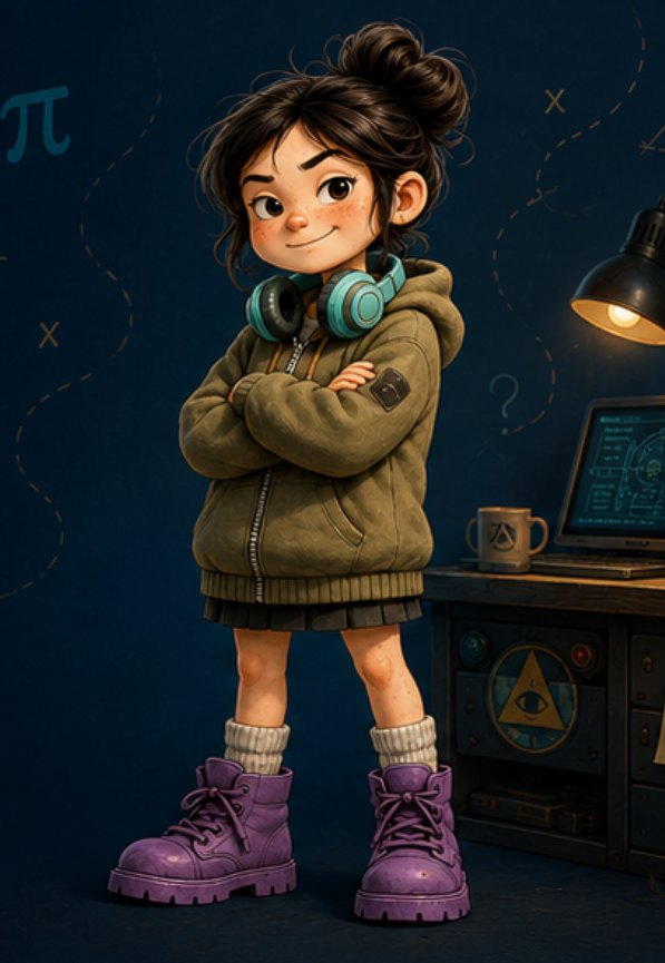 Agent Delta — a sharp young field agent with teal headphones at her desk